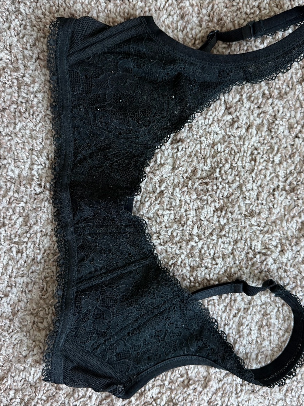Victoria's Secret Black Lace Bralette